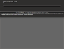 Tablet Screenshot of giornalismo.com